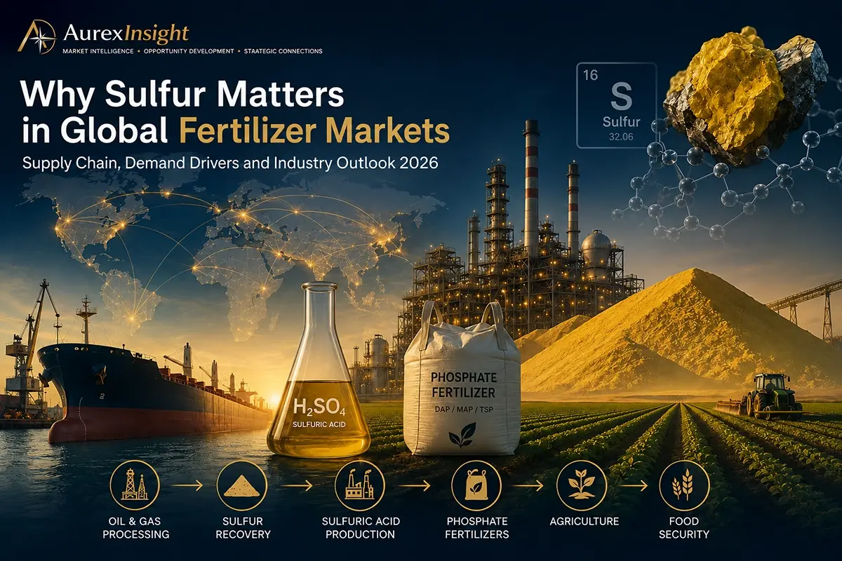 Why Sulfur Matters in Global Fertilizer Markets: Supply Chain, Demand Drivers and Industry Outlook 2026