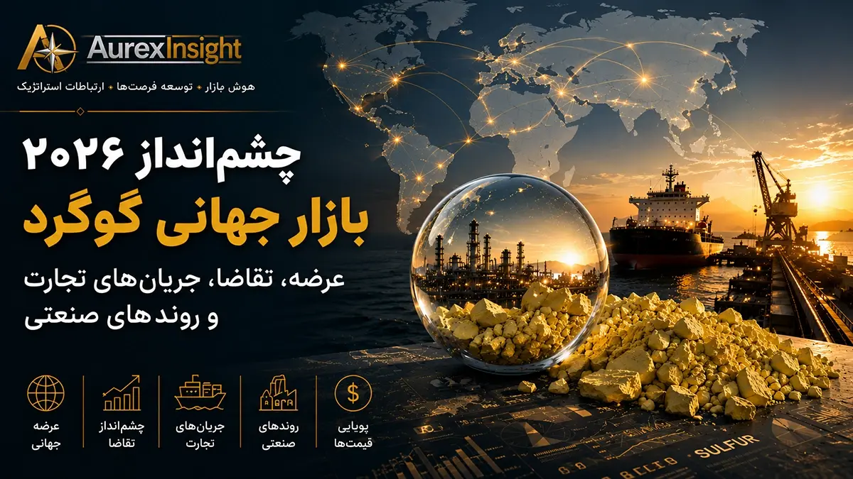 چشمانداز بازار جهانی گوگرد در سال ۲۰۲۶: عرضه، تقاضا، جریانهای تجاری و روندهای صنعت